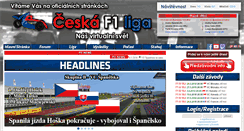 Desktop Screenshot of ceskaf1liga.cz